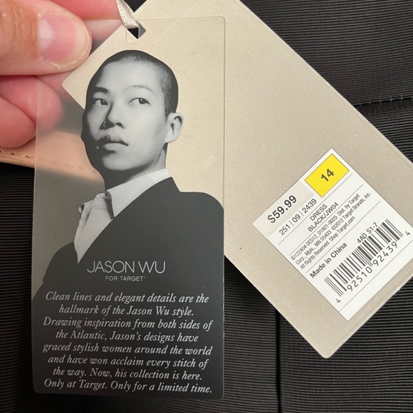 Jason Wu size 14 semi-formal black dress - Picture 2 of 3